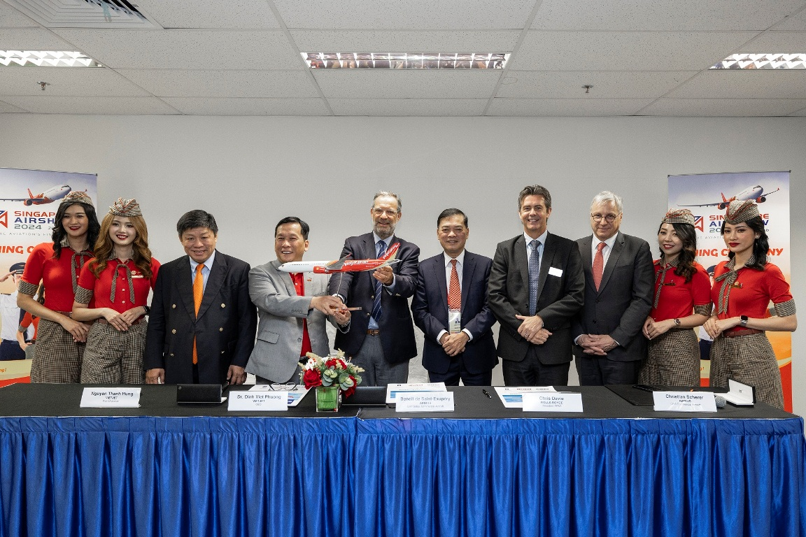 Vietjet đặt mua 20 máy bay thân rộng A330neo của Airbus